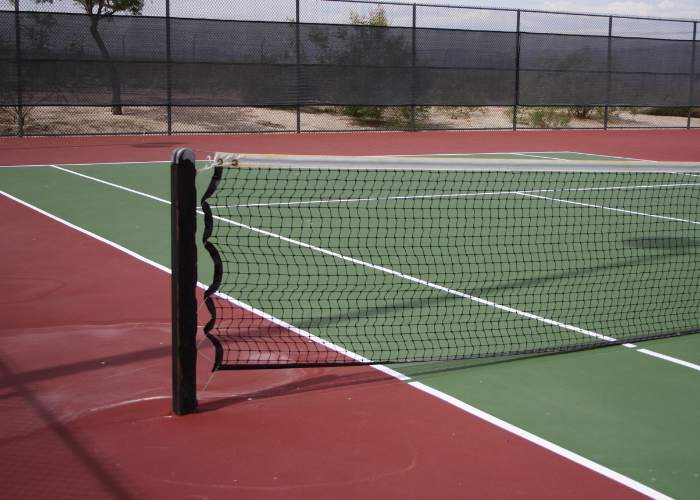 Should you take a tennis net down in winter